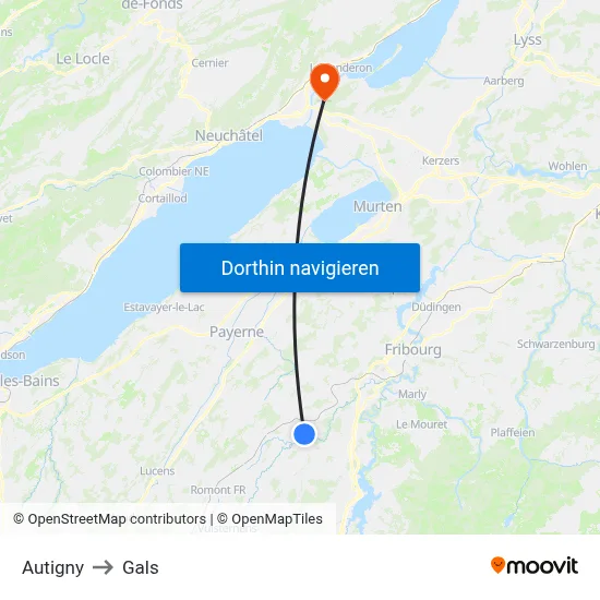 Autigny to Gals map