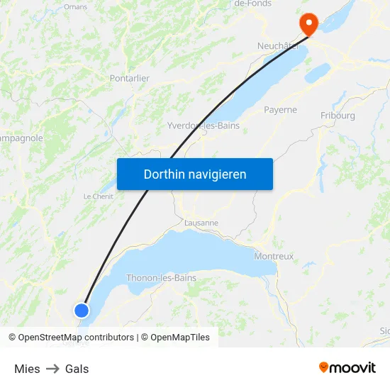 Mies to Gals map