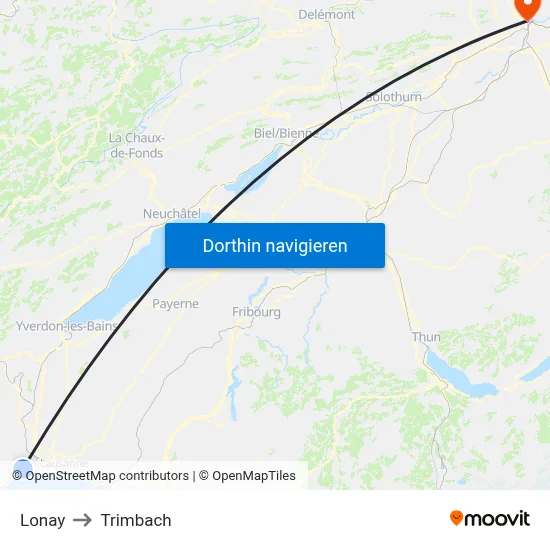 Lonay to Trimbach map
