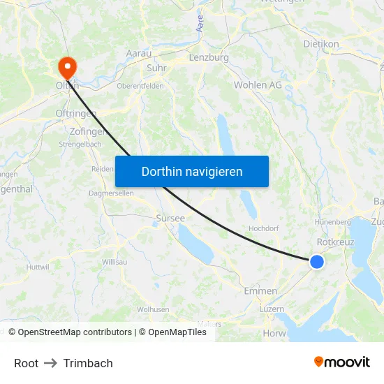Root to Trimbach map