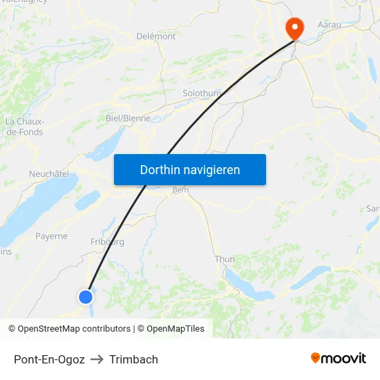 Pont-En-Ogoz to Trimbach map
