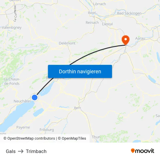 Gals to Trimbach map