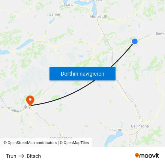 Trun to Bitsch map