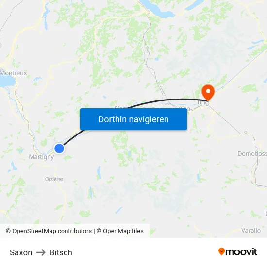 Saxon to Bitsch map
