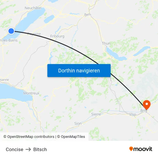 Concise to Bitsch map