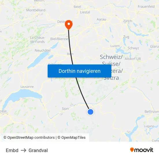 Embd to Grandval map