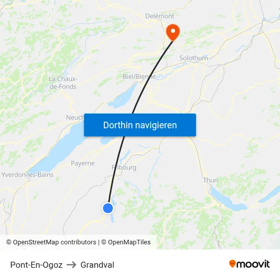 Pont-En-Ogoz to Grandval map