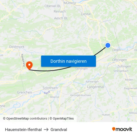 Hauenstein-Ifenthal to Grandval map