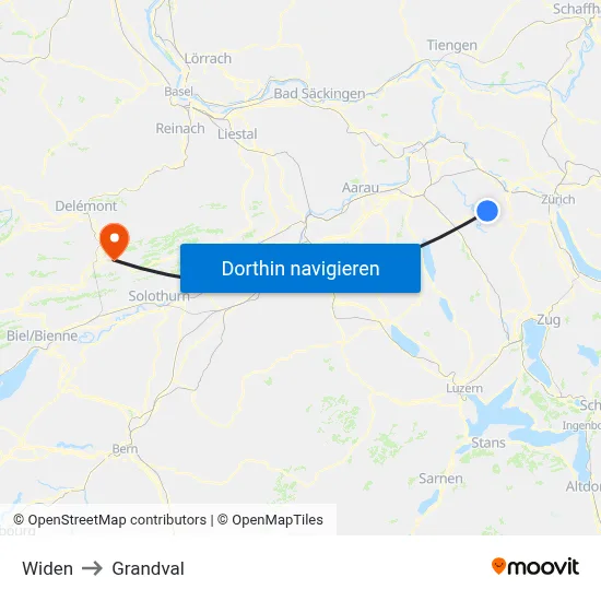 Widen to Grandval map
