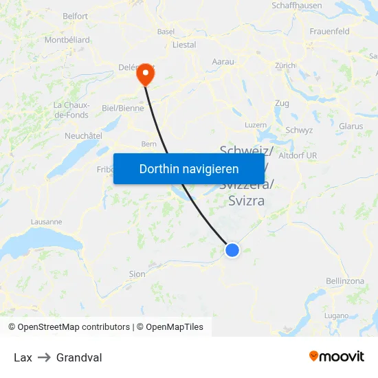 Lax to Grandval map