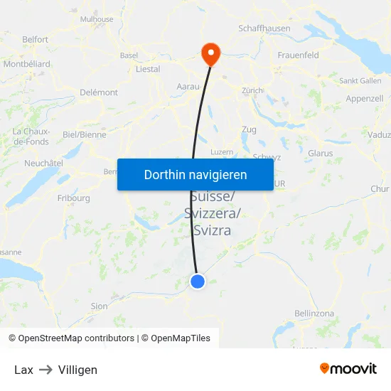 Lax to Villigen map