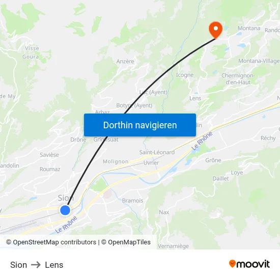 Sion to Lens map