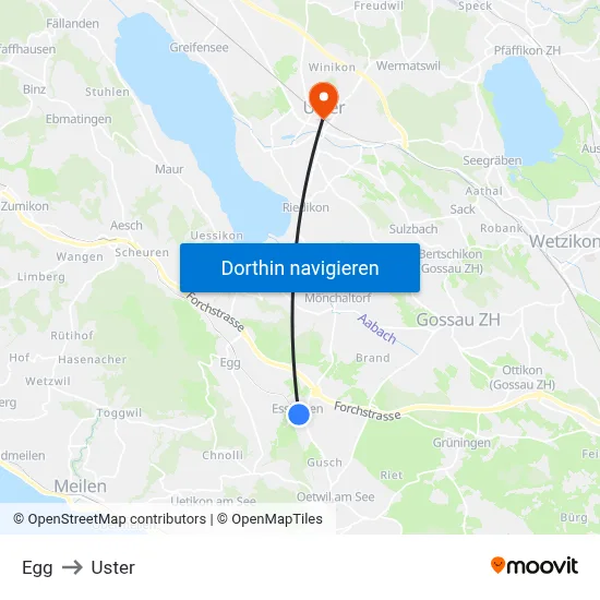 Egg to Uster map