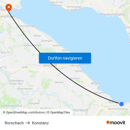 Rorschach to Konstanz map