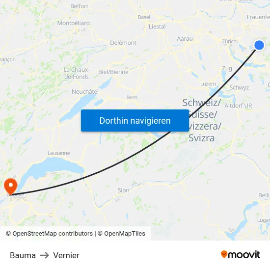 Bauma to Vernier map