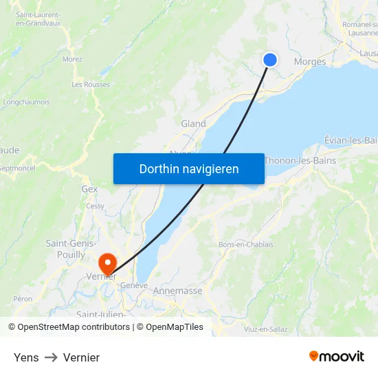 Yens to Vernier map