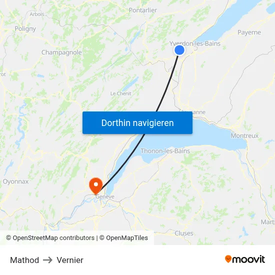 Mathod to Vernier map