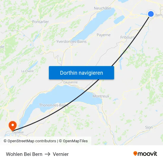 Wohlen Bei Bern to Vernier map