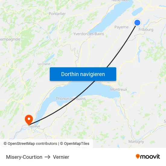 Misery-Courtion to Vernier map