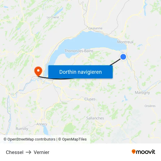 Chessel to Vernier map