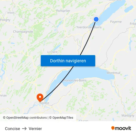 Concise to Vernier map