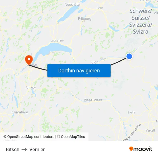 Bitsch to Vernier map