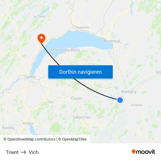 Trient to Vich map