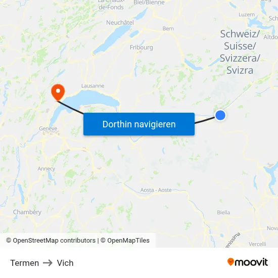 Termen to Vich map
