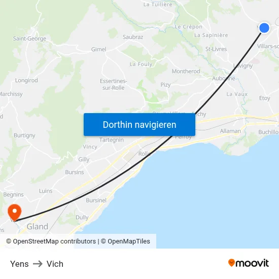 Yens to Vich map