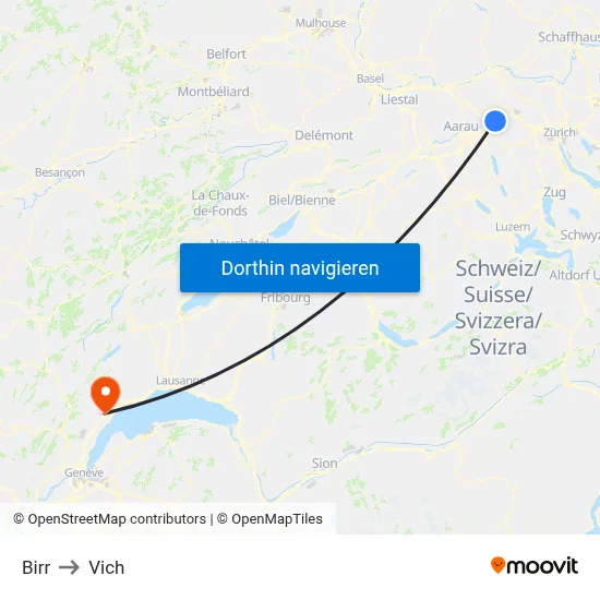 Birr to Vich map