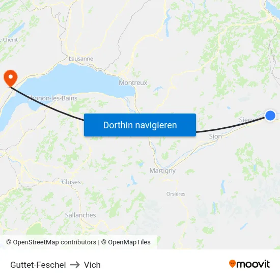 Guttet-Feschel to Vich map
