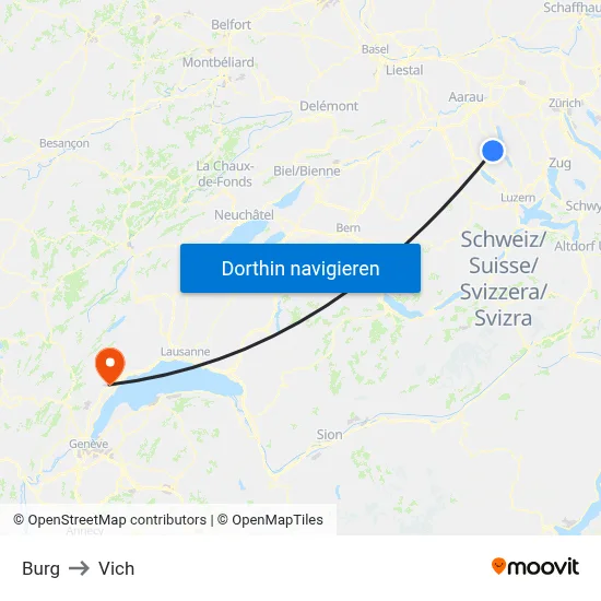 Burg to Vich map