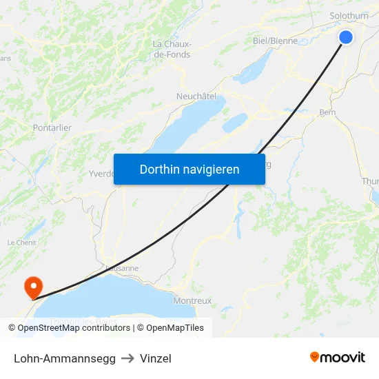 Lohn-Ammannsegg to Vinzel map