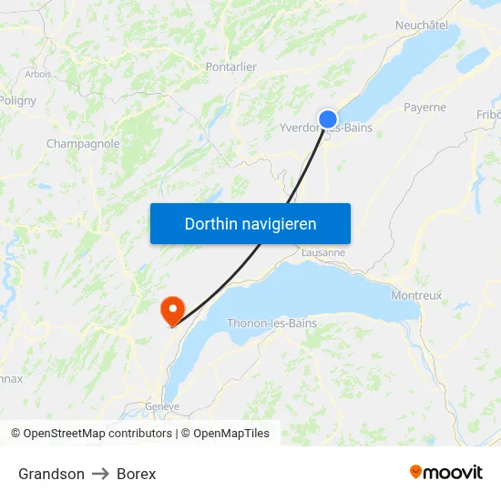 Grandson to Borex map