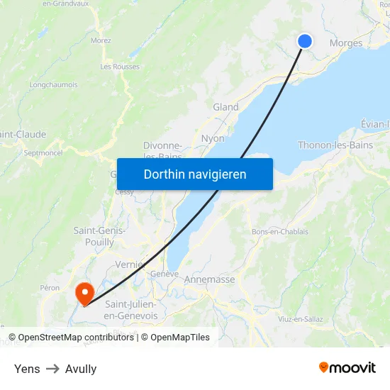 Yens to Avully map