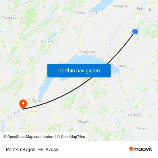 Pont-En-Ogoz to Avusy map