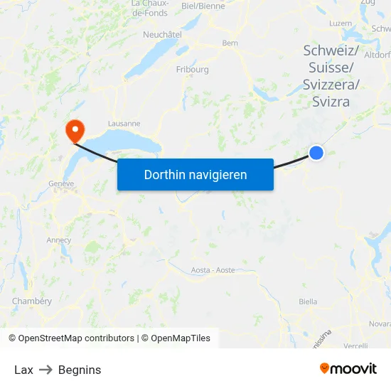 Lax to Begnins map
