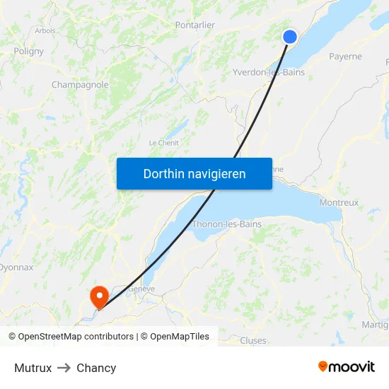 Mutrux to Chancy map