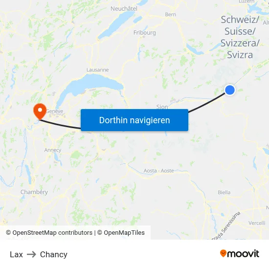 Lax to Chancy map