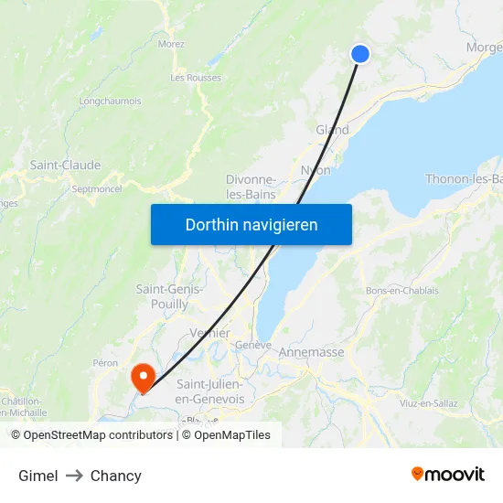 Gimel to Chancy map