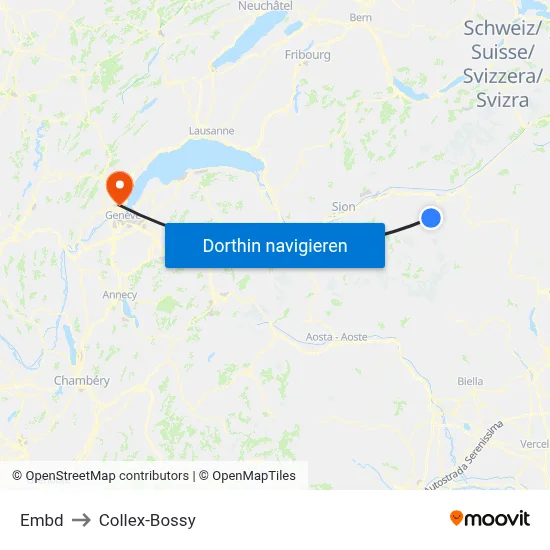 Embd to Collex-Bossy map