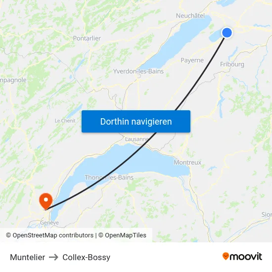 Muntelier to Collex-Bossy map