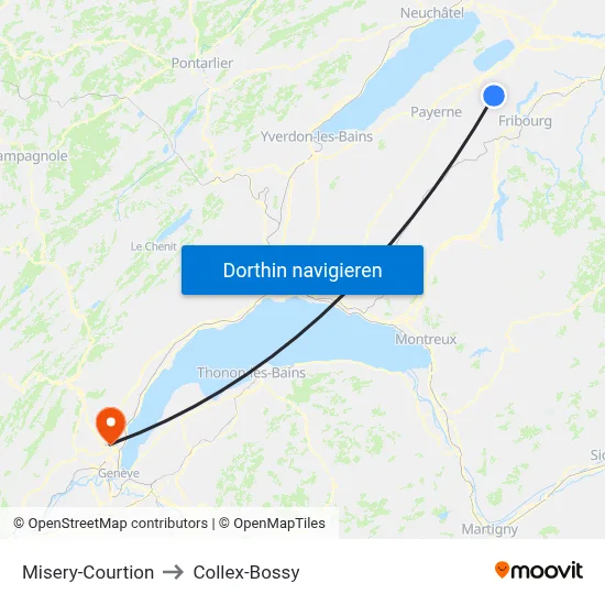 Misery-Courtion to Collex-Bossy map
