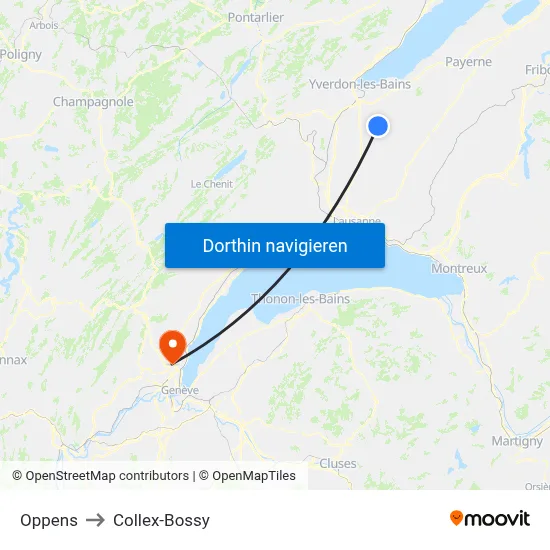 Oppens to Collex-Bossy map