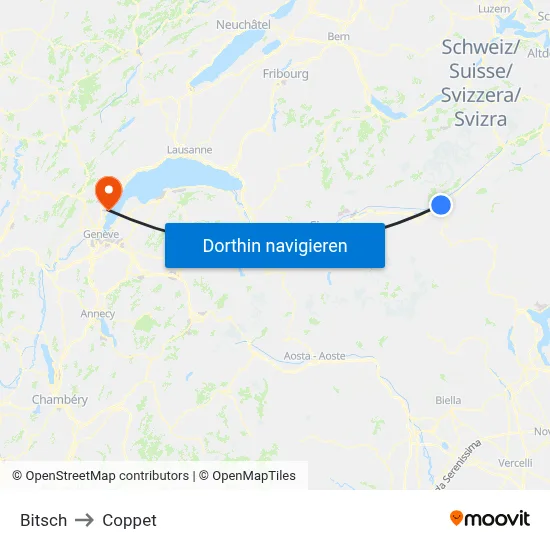 Bitsch to Coppet map