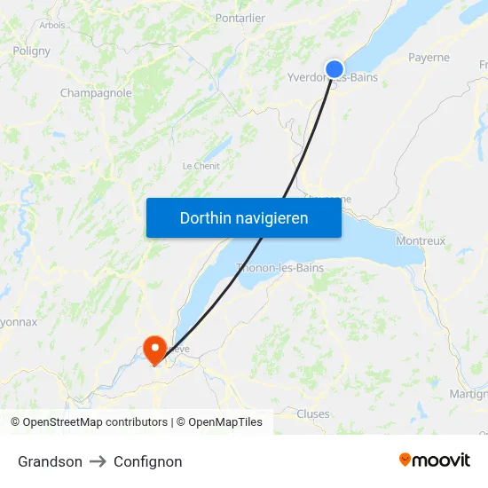 Grandson to Confignon map