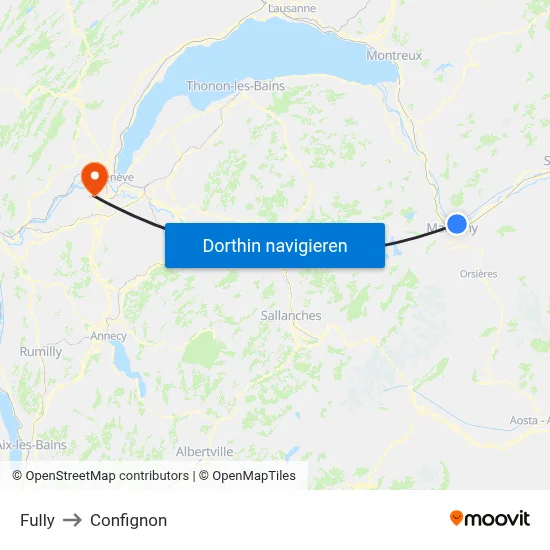 Fully to Confignon map