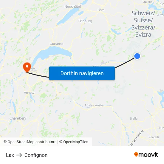 Lax to Confignon map