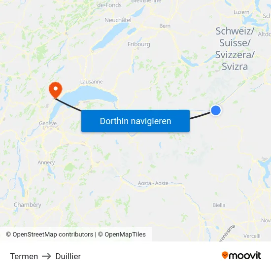 Termen to Duillier map