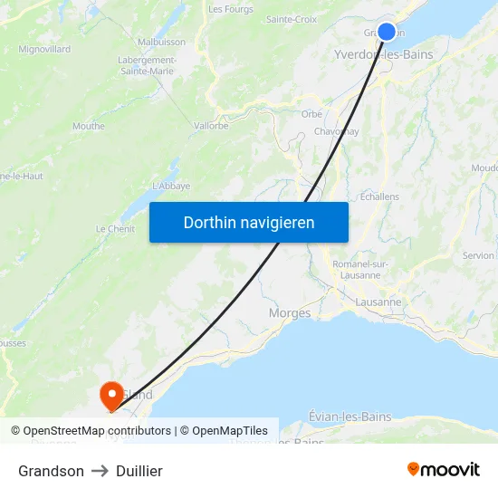 Grandson to Duillier map